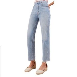 Reformation Cynthia high straight relaxed jeans